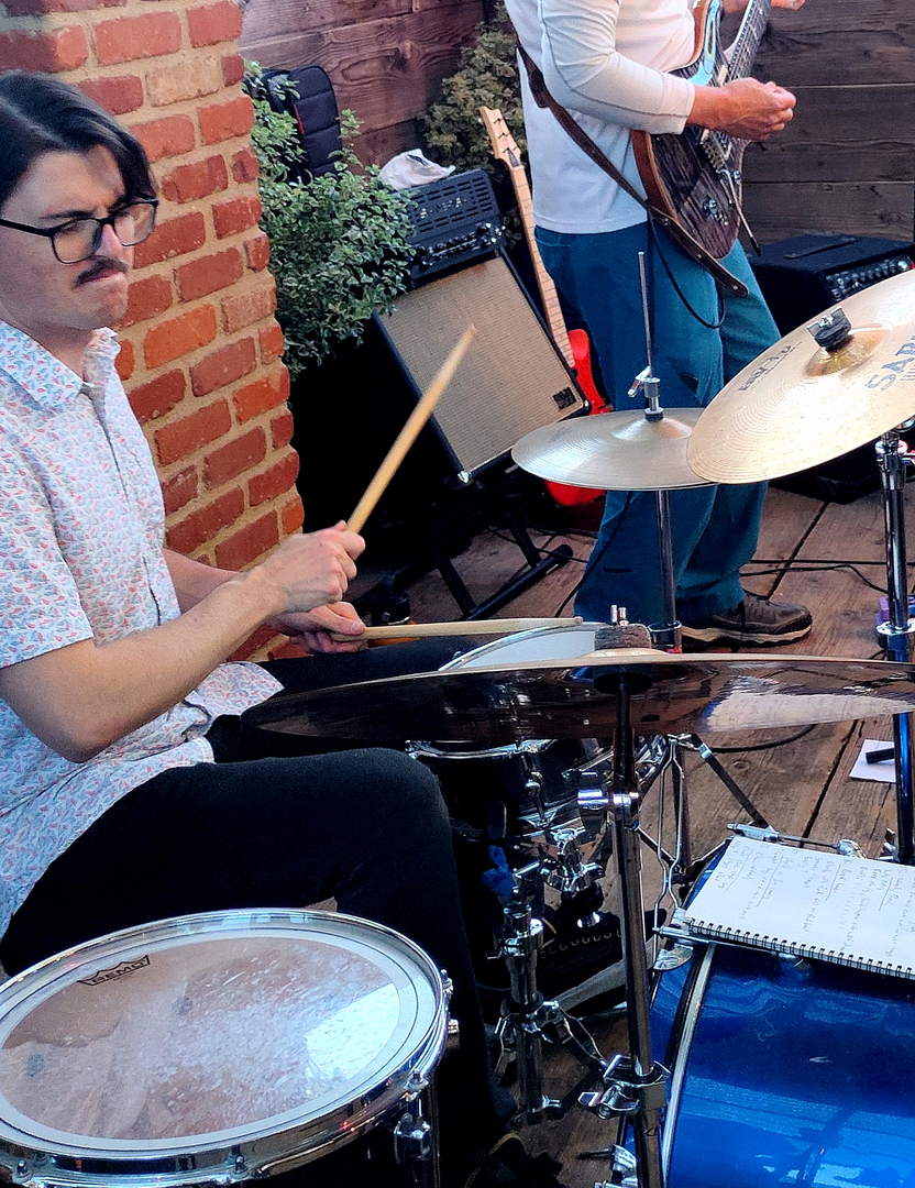 Caleb's first Gig With The Soul Cats